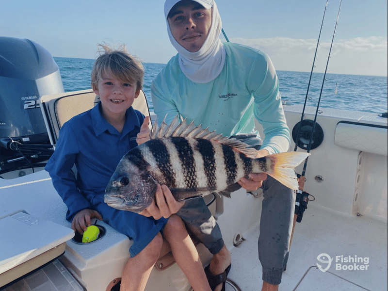Catches can include Black Drum, Cobia, Gag Grouper, Grunt, Hogfish, Redfish, Sheepshead, Lane Snapper, Mangrove Snapper, Snook, Spanish Mackerel, Speckled Trout, and more.