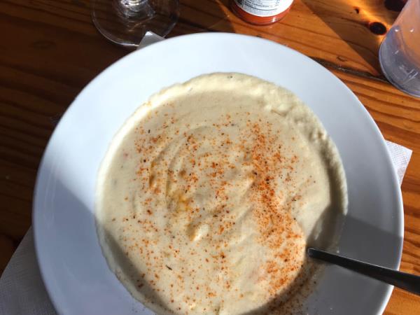 Crab soup at AJs in Destin, Florida