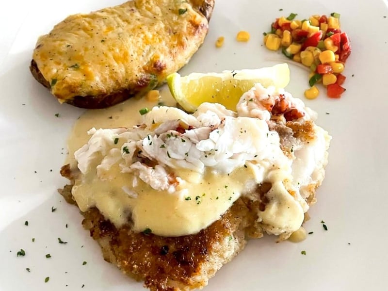 Gulf Grouper with medallions of lobster