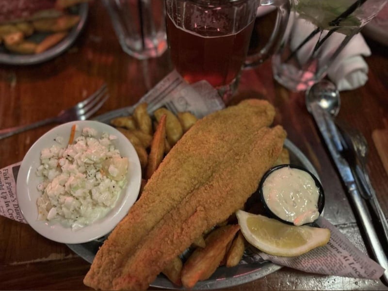 Fishnchips with cole slaw and irish fries