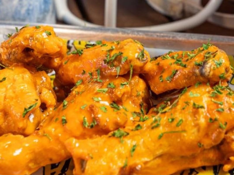 The jumbo chicken wings