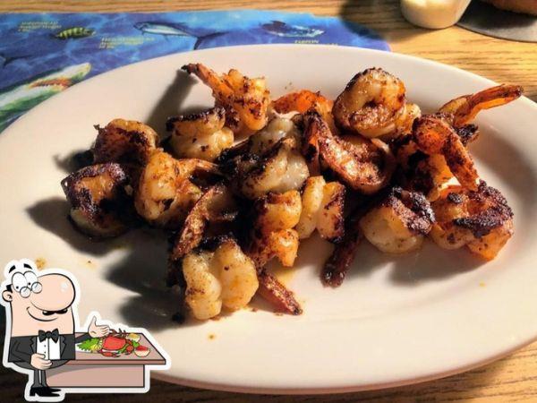 Fresh grilled gulf shrimp