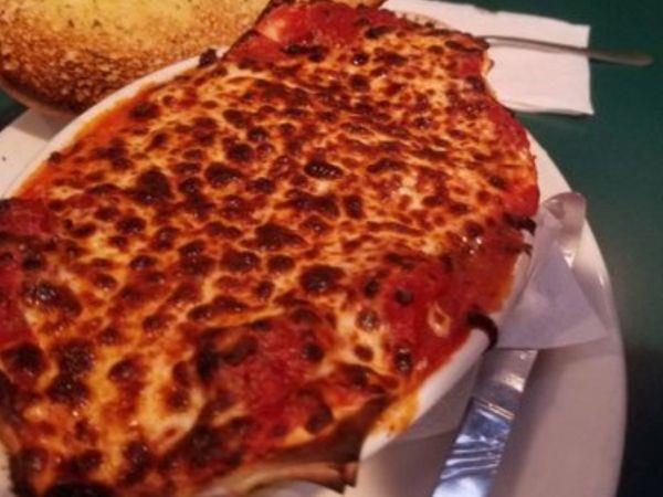 Lasagna from Papa Roccos in Gulf Shores, Alabama