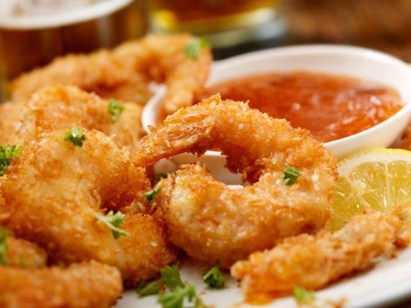 Fried shrimp at The Pink Pony Pub