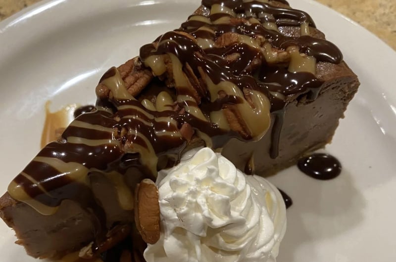The peanut butter pie from Bayou Bills