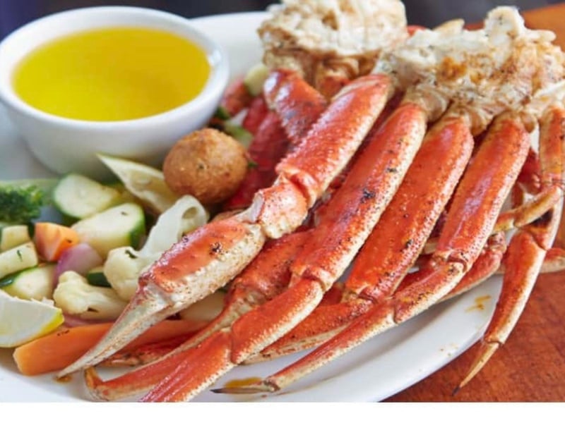 The grilled snow crab feast