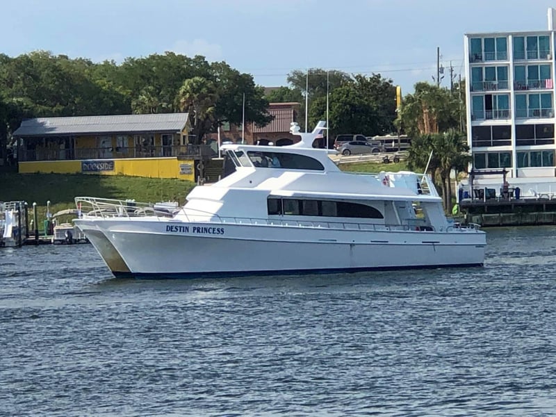 Destin Princess on the water off the coast of Destin, Florida