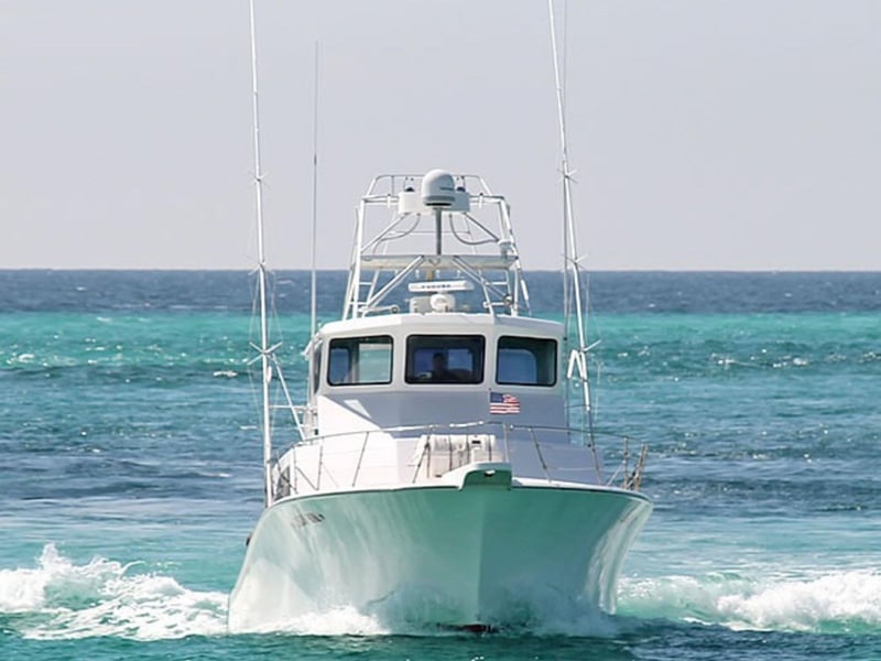 Lady Em Fishing Charter on the water off the coast of Destin, Florida