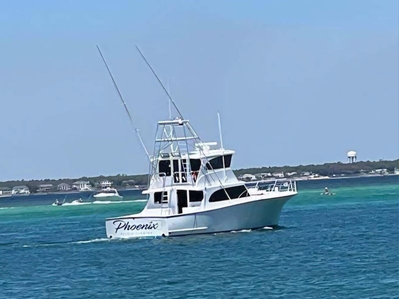 Charter Boat Phoenix on the water in Destin, Florida