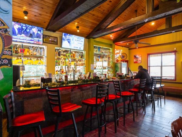 The bar at Pepitos Mexican Restaurant in Destin, Florida