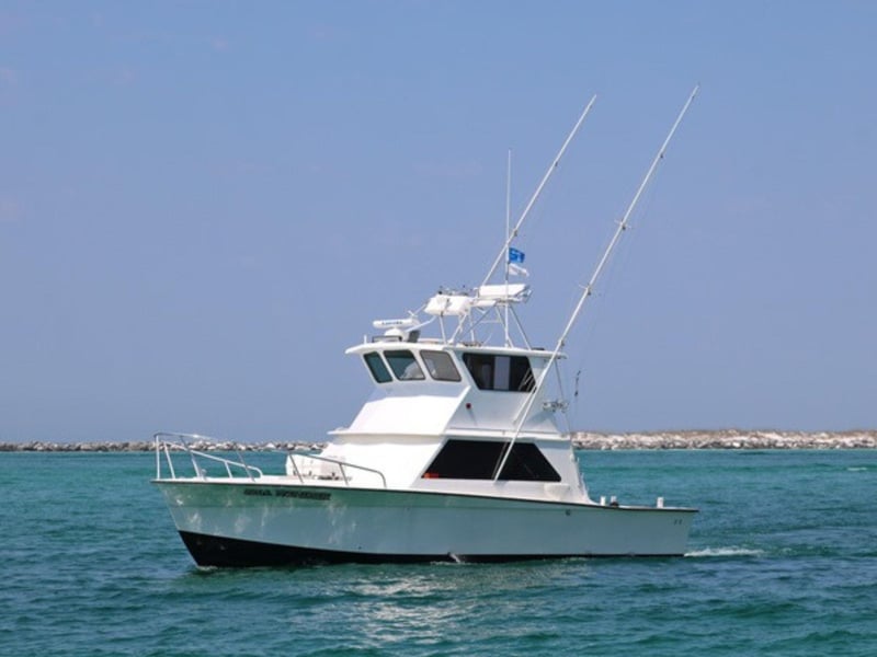 Charter Boat Sea Winder on the water in Destin, Florida