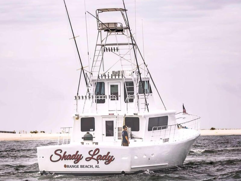 Shady Lady Charters on the water in Orange Beach, Alabama