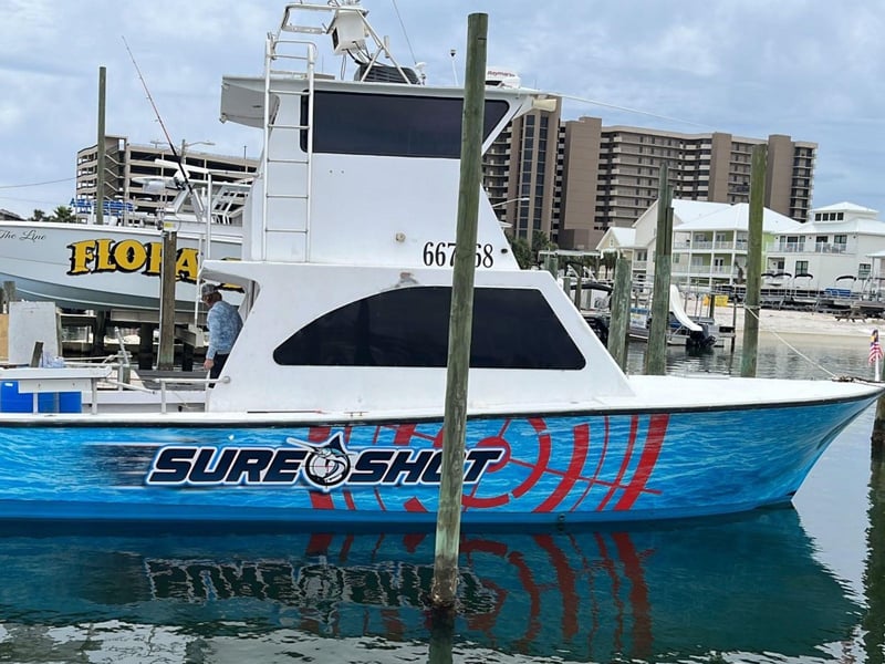 425365 Sure Shot Fishing Charters At The Dock In Orange Beach, Alabama