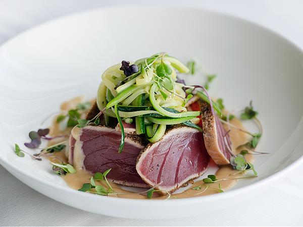 A tuna dish from Bistro Bijoux