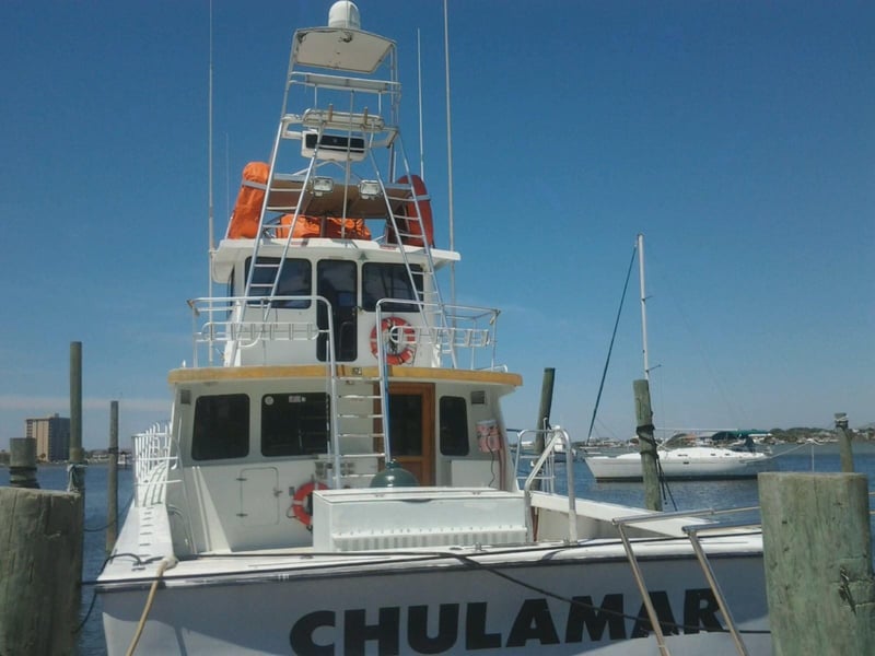 Charter Boat Chulamar at the dock