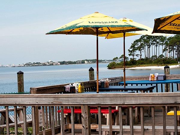 The Sunset Grille deck on Perdido Key, FL
