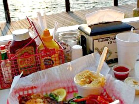 Lunch at The Sunset Grille in Perdido Key, Florida.