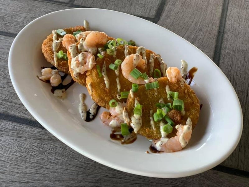 Fried green tomatoes