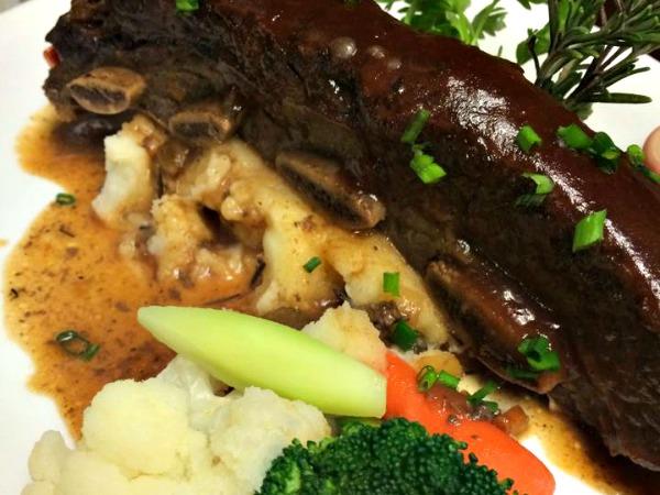 Mareks restaurant Marco Island beef short ribs and veggies