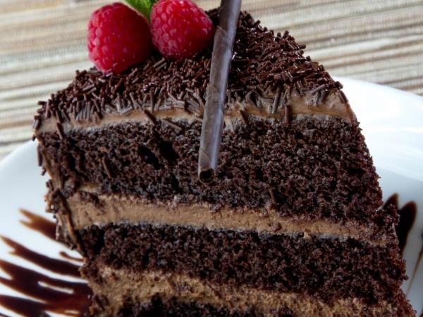 Chocolat cake at Michaels on East in Sarasota, Florida