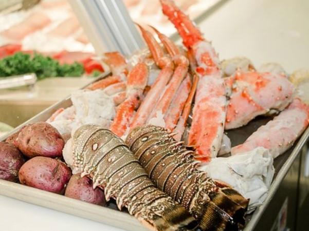 Seafood from the market in Destin, Florida