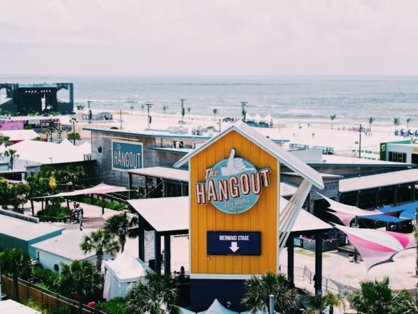 Aerial View of the Hangout in Gulf Shores, Alabama