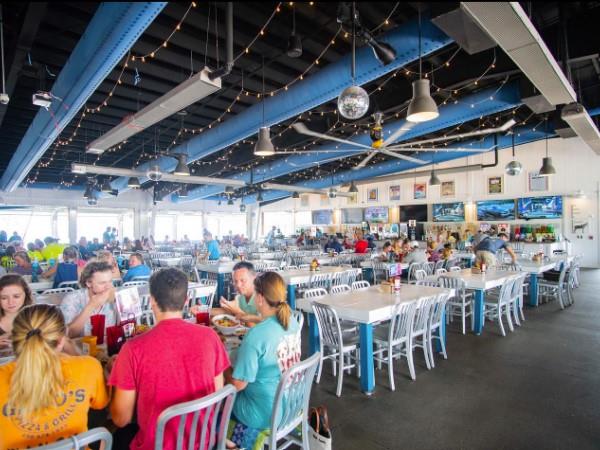 Indoor Dining Seating at the Hangout in Gulf Shores, AL