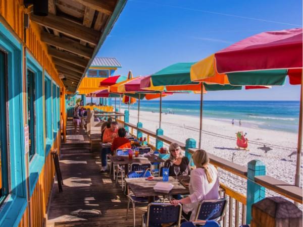 Beach views from the Back Porch in Destin, Florida