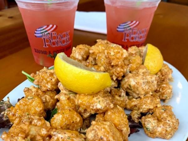 American Food served at the Back Porch