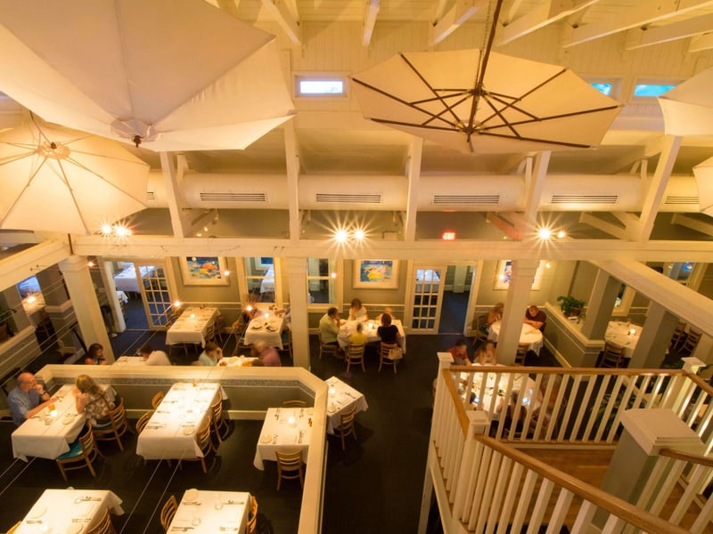 The main dining room at Cafe ThirtyA