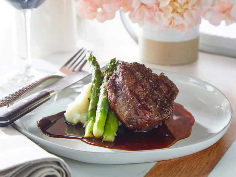 The grilled Filet Mignon from Cafe ThirtyA