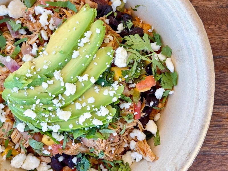 A taco salad from Bud  Alleys Taco Bar