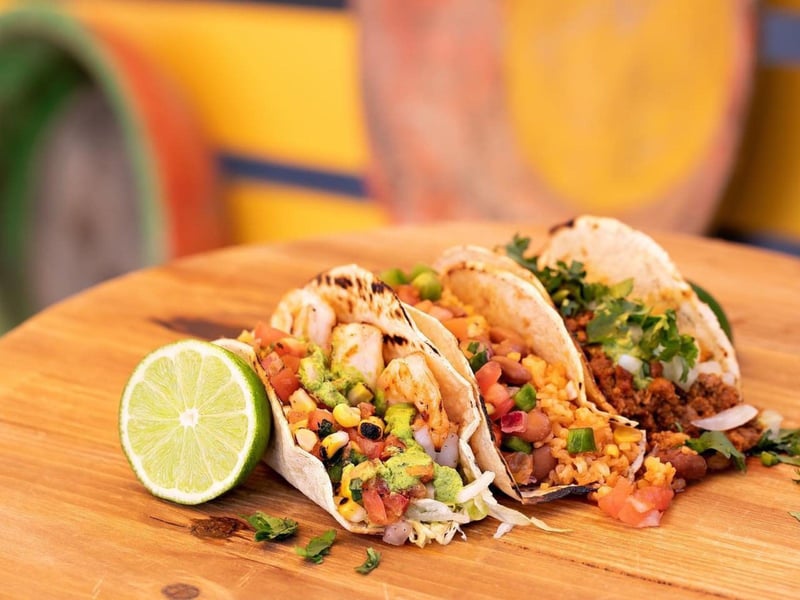 Delicious tacos from Bud  Alleys Taco Bar in Seaside, Florida