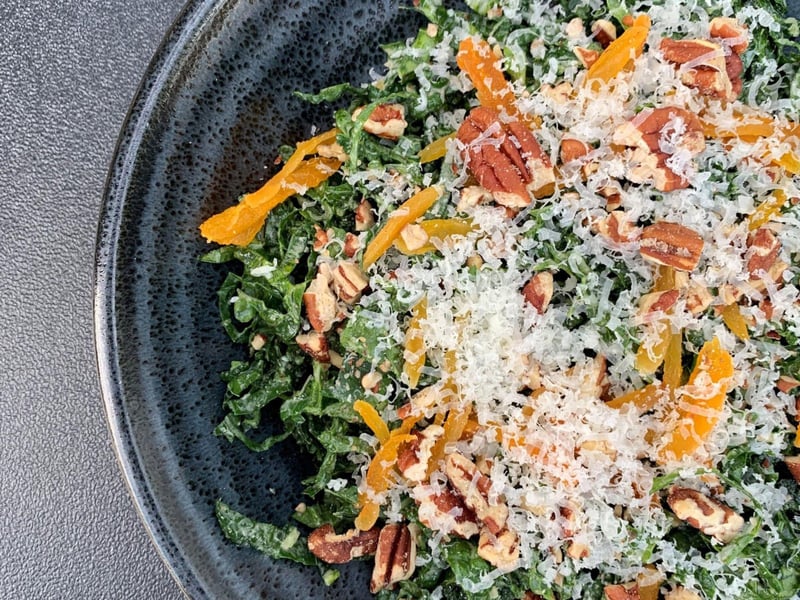 A salad from Caliza in Alys Beach, Florida