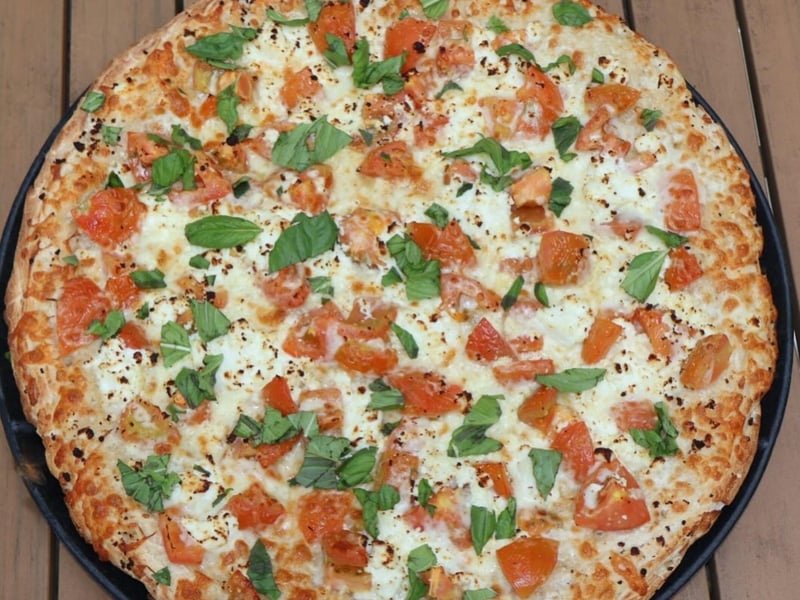 The Alys Beach Pizza at Brunos on Highway 30A