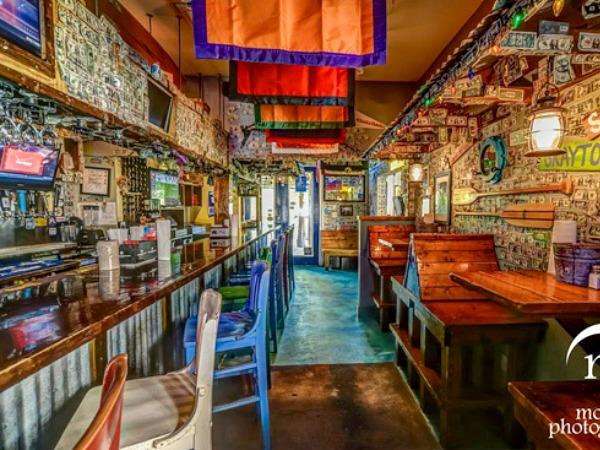 Menu selections inspired by the Gulf Coast, Caribbean  Low County at Hurricane Oyster Bar  Grill in Grayton Beach, FL.