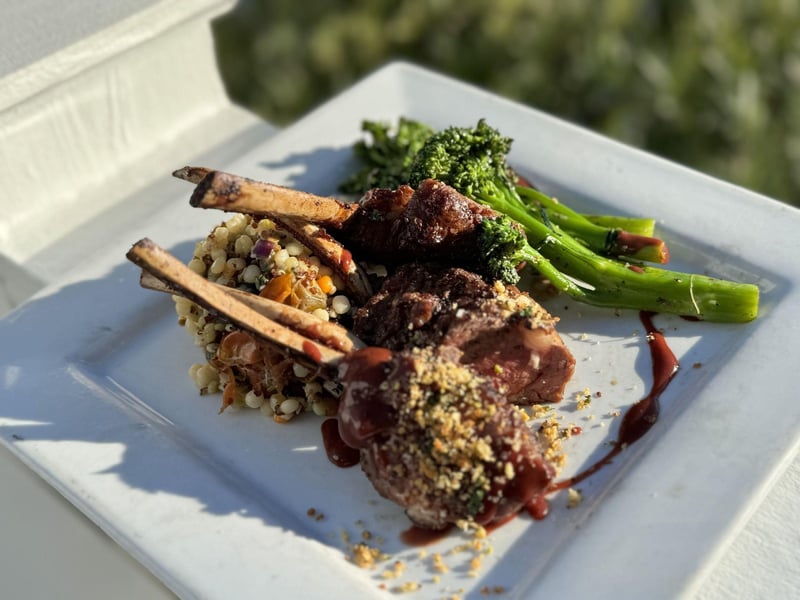 The Lamb Rack from Georges at Alys Beach in Florida