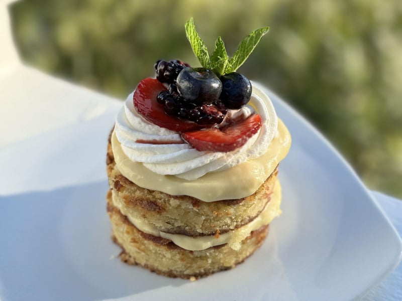 Chantilly cake from Georges at Alys Beach