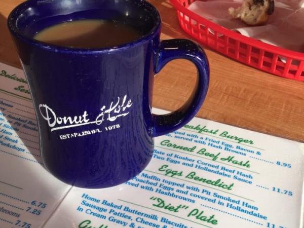 Coffe at The Donut Hole Bakery and Cafe