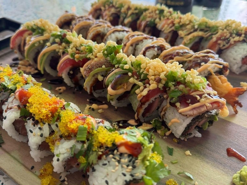 Fresh sushi from The Slippery Mermaid