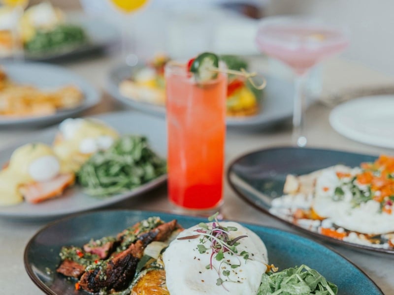 Delicious brunch plates from Tommy Bahama