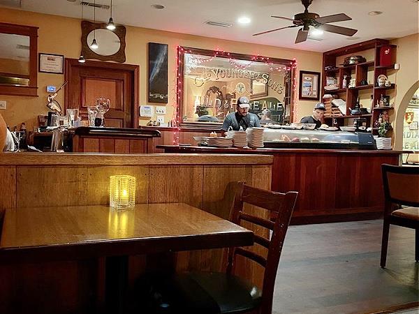 The counter at Camilles in Destin, Florida