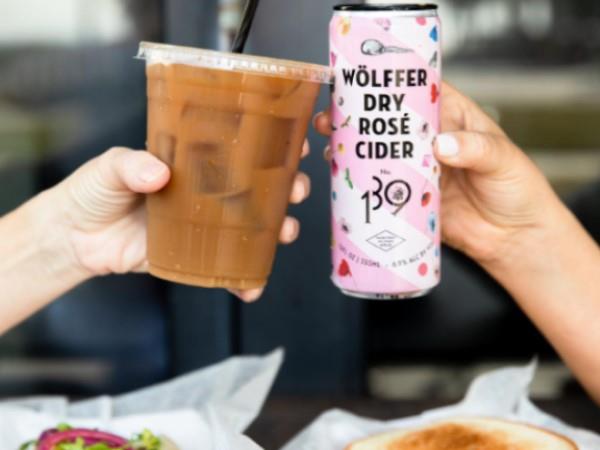 Coffee from the cafe at Camilles