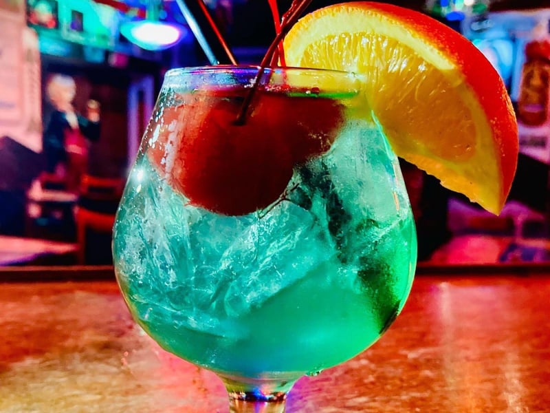 A fun drink from Bric a Brac in Destin, Florida