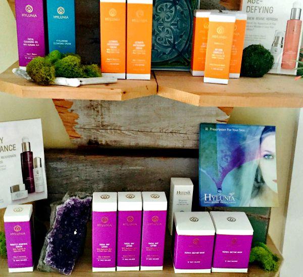 Aluna Wellness Center Anna Maria Island health and beauty products on shelves and for sale