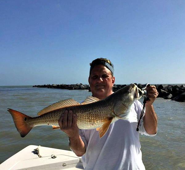 Catch bull redfish aboard Bay View Charters