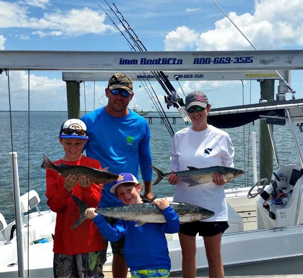 Enjoy family fun aboard Bay View Fishing Charter on St. George Island