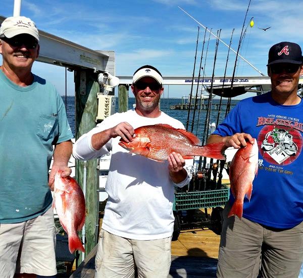 Plenty of fish to catch while offshore fishing aboard Bay View Charters on St. George Island