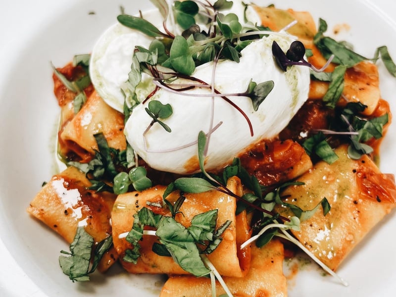 Rigatoni alla caprese at Mimms