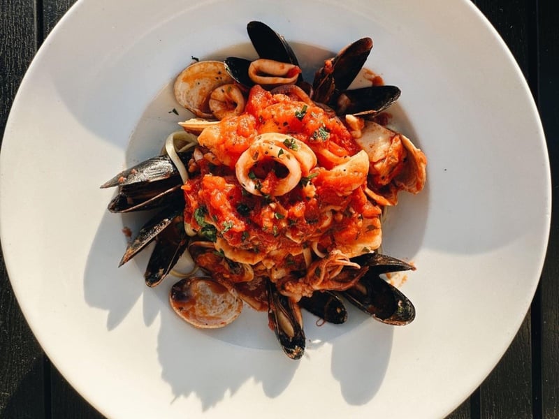 Linguini fruitti di mare from Mimmos Ristorante Italiano